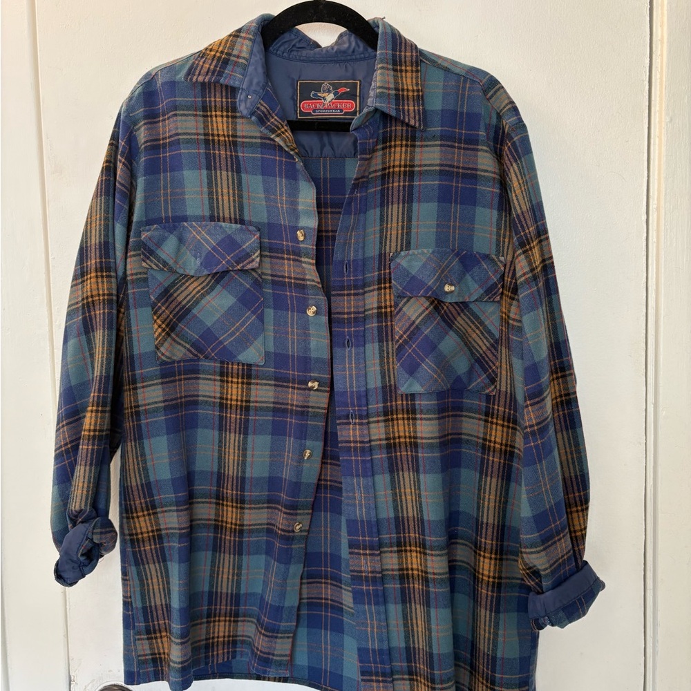 Flannel Plaid Pendleton Multicolor Casual Shirt